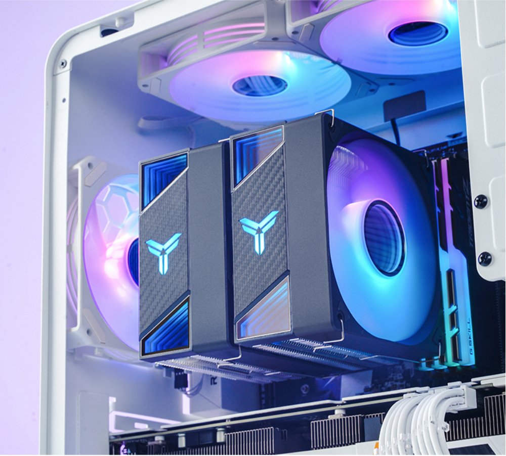 Jonsbo Cr-3000 Cpu-Kühler Dual Tower, Argb - 2x 120 Mm, Negro