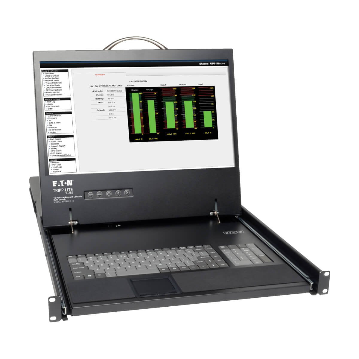EAN 0037332137883 - Tripp Lite B070-016-19 consola de rack 48,3 cm (19") 1280 x 1024 Pixeles Negro imagen 1