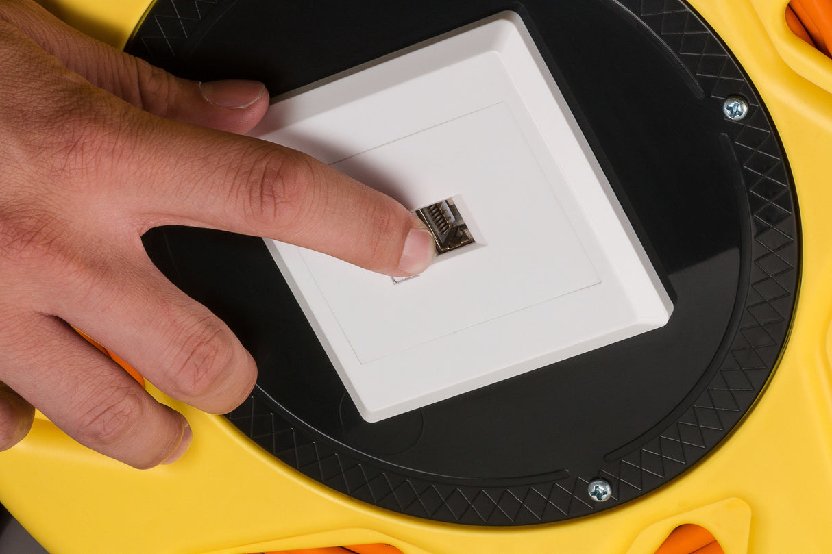 Goobay Cable De Red Cat.7a S/Ftp 90m S/Ftp (S-Stp) Naranja