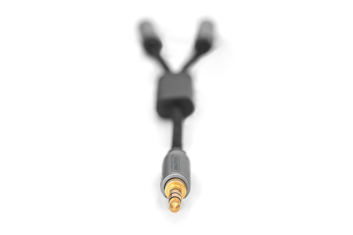 EAN 4016032481317 - Digitus DB-510310-002-S cable de audio 0,2 m 3,5mm 2 x 3.5mm Negro imagen 4