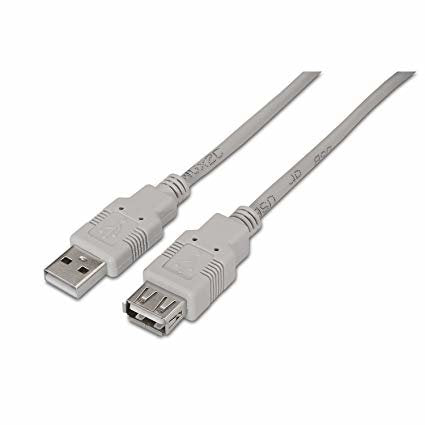 Aisens Cable Extension Usb 2.0 - Tipo A Macho A Hembra - 1.80m - Beige