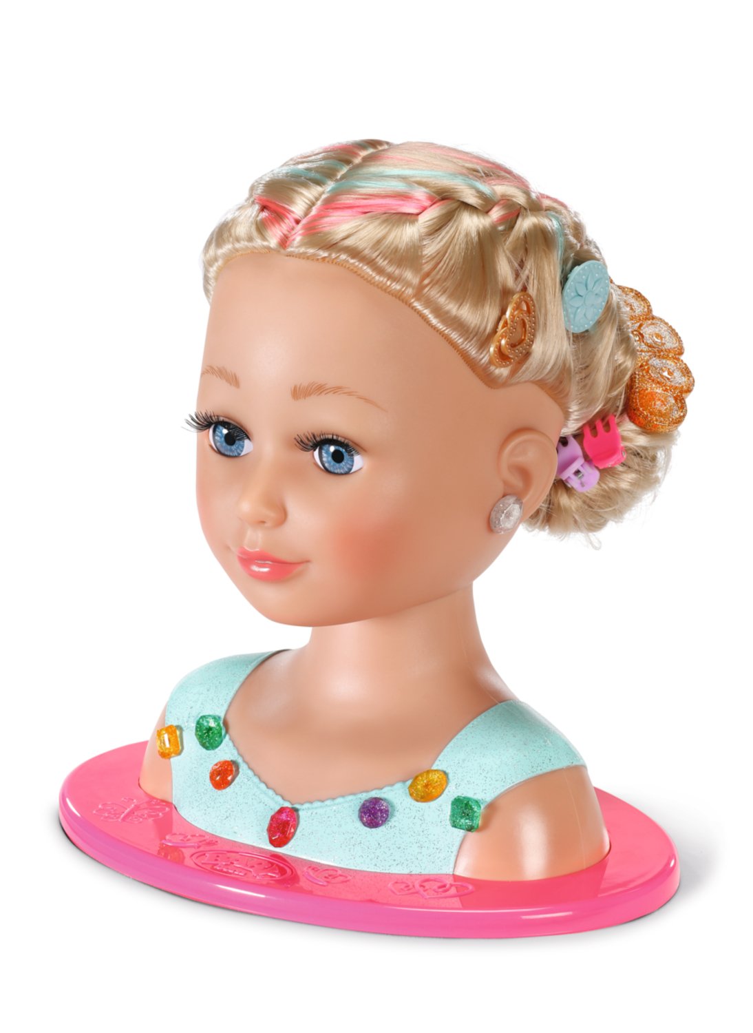 Zapf Creation Baby Born® Sister Styling Head Princess, Cabeza De Maquillaje Y Peluquería 835432