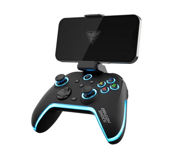 Gamepad Dragonshock Aurora Wireless +Bt Negro Ps3,Pc, Android