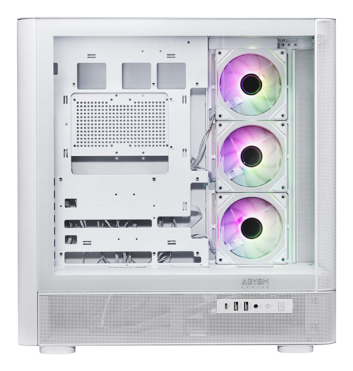 Caja Atx Abysm Danube Sava H500 Ii Air White 2x3.5" 3x2.5" 2xusb3.0 1xusb-C Gpu 400mm