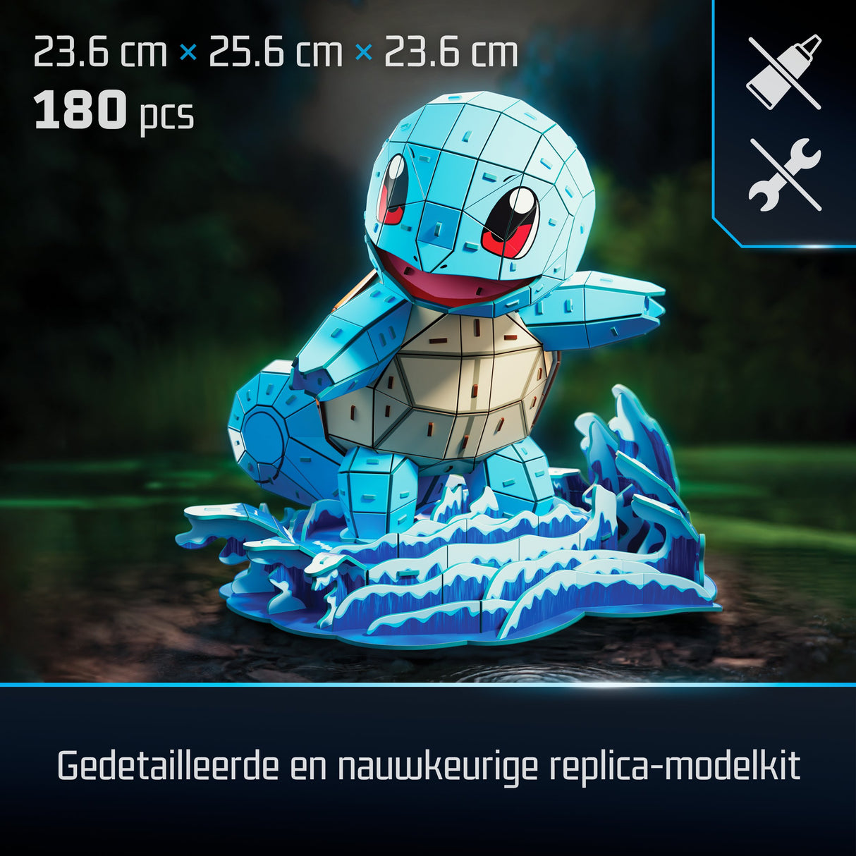 EAN 681147098169 - 4D Build FDP FAP Pokemon Squirtle GML Puzle 3D 180 pieza(s) Dibujos imagen 2