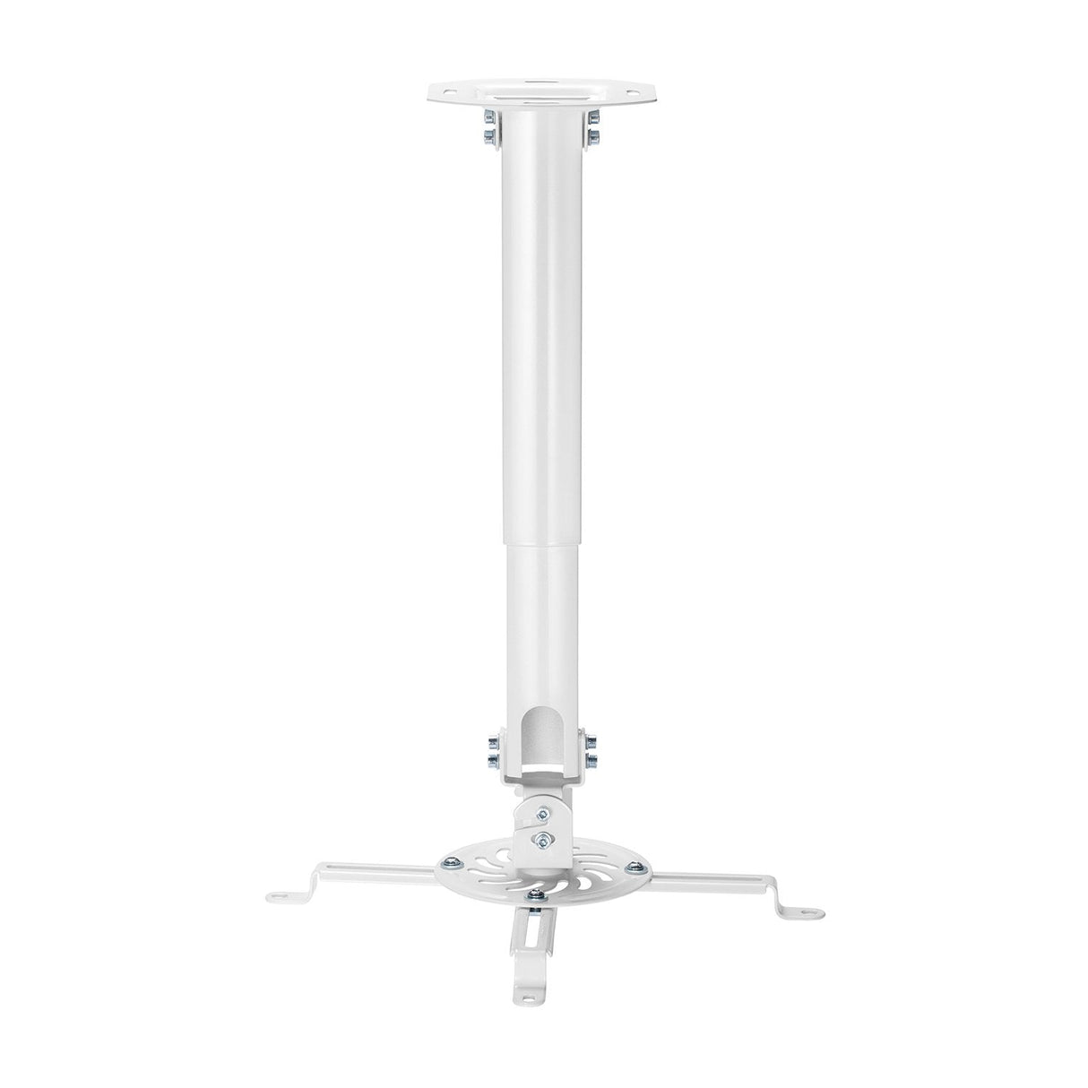 Aisens Soporte Universal Giratorio - Inclinable Y Extensible De Techo Para Proyector - Hasta 13.5kg - Blanco