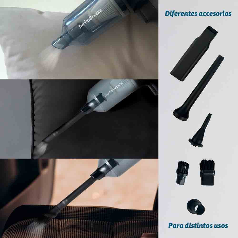Aspirador De Mano Con Batería Grunkel Carforce2 Autonomía 25 Min 80w