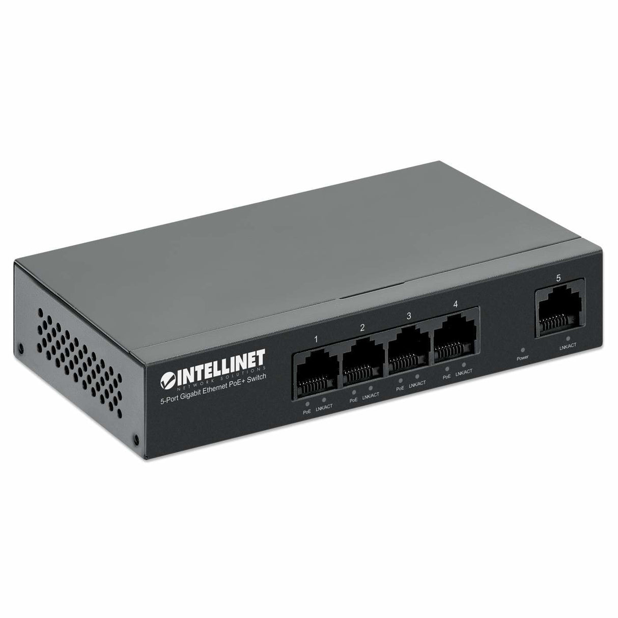Intellinet 561792 Switch Gigabit Ethernet (10/100/1000) Energía Sobre Ethernet (Poe) Negro