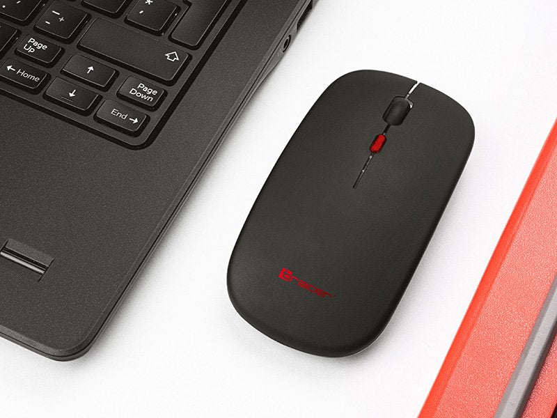 Tracer Mouse Slim Rf 2.4 Ghz Bt Rechargeable Black
