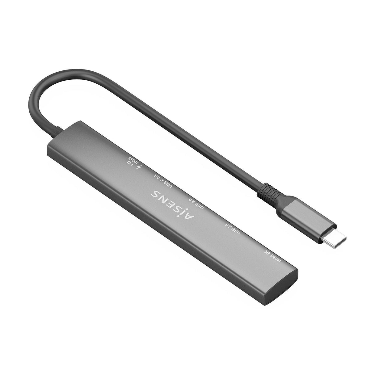 EAN 8435739903117 - AISENS ASUC-5P022-GR base para portátil y replicador de puertos Alámbrico USB 3.2 Gen 1 (3.1 Gen 1) Type- imagen 2