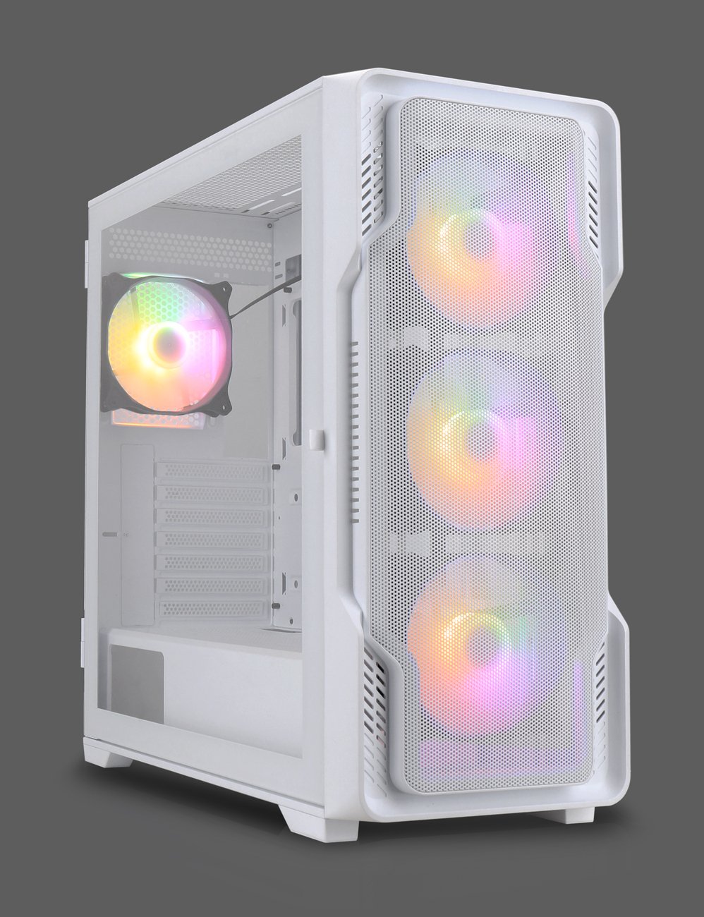 EAN 4040895011336 - Nanoxia DS-9ARGB-W carcasa de ordenador Midi Tower Blanco imagen 3