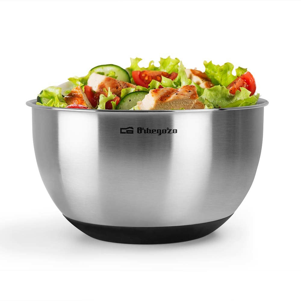 EAN 8435568403222 - Orbegozo BOA 5000 recipiente de almacenar comida Alrededor Cuenco 5 L Negro, Acero inoxidable 1 pieza(s) imagen 2