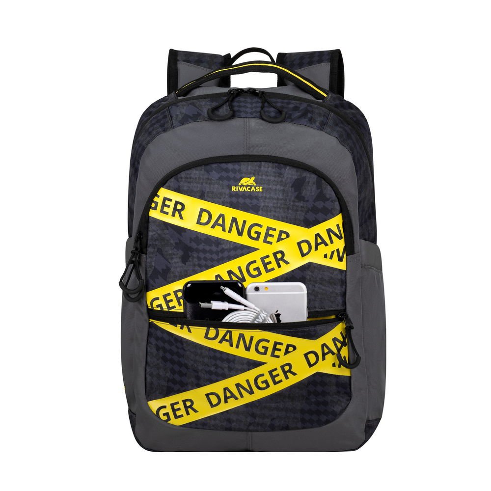 EAN 4260709010472 - Rivacase Erebus 39,6 cm (15.6") Mochila Camuflaje, Gris, Amarillo imagen 11