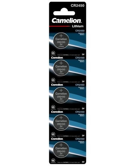 Battery Camelion Cr2450 Lithium (5 Pcs.)