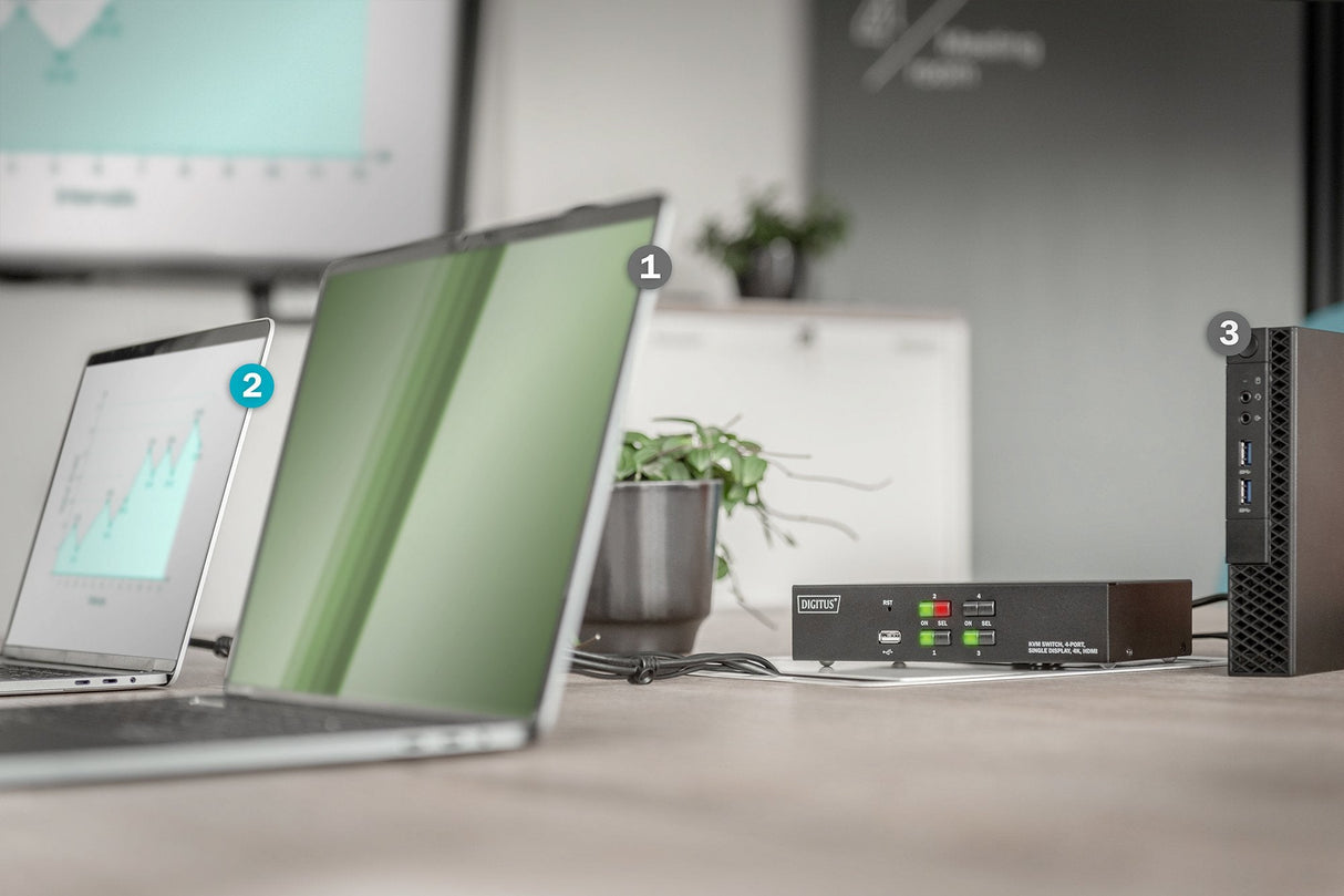 EAN 4016032468639 - Digitus DS-12880 interruptor KVM Negro imagen 6