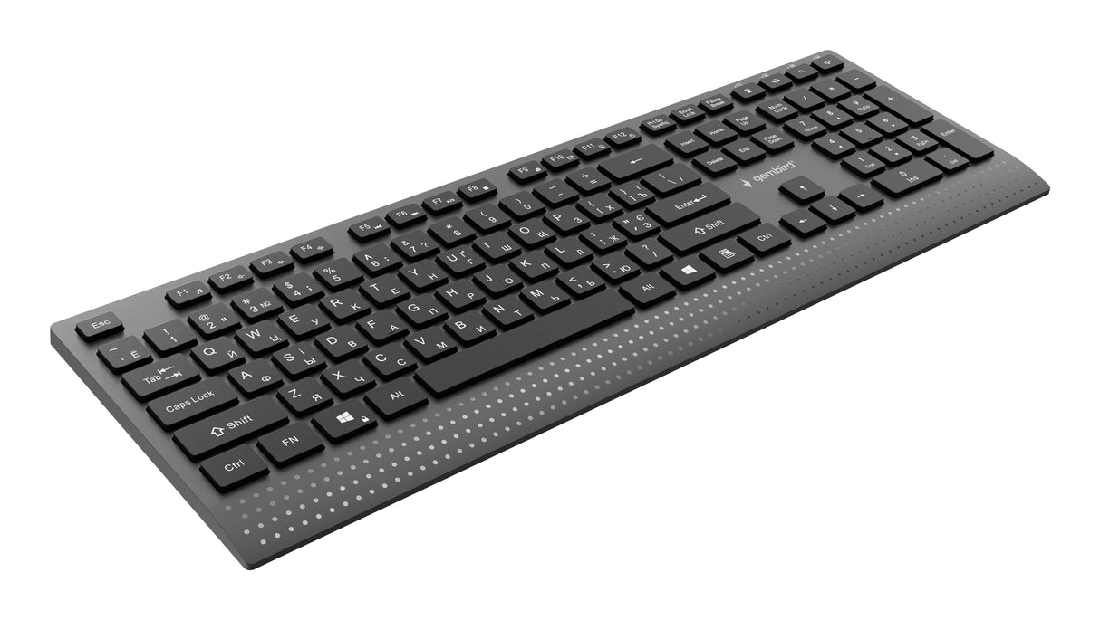 Keyboard Multimedia Usb Cyrill/Black Kb-Mch-06-Cyrl Gembird