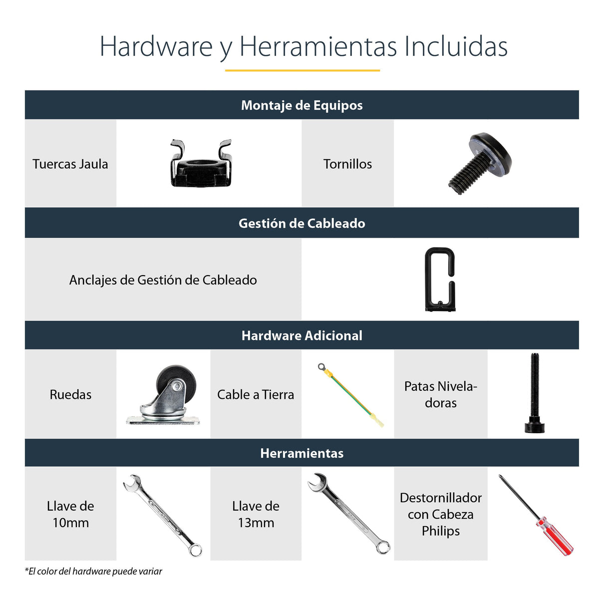 EAN 0065030858519 - StarTech.com 4POSTRACK25U armario rack Rack o bastidor independiente Negro imagen 13