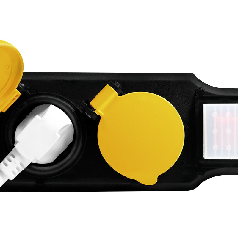 Logilink Regleta De Enchufes De 4 Tomas, 4xcee 7/3, Con Interruptor, Exterior