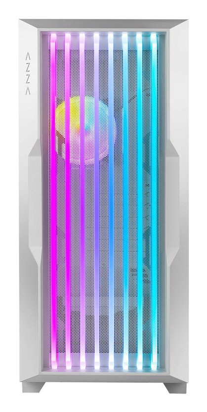 Azza Guardian 520wg Gaming Miditower Weiss Rgb Glassgitter Retail