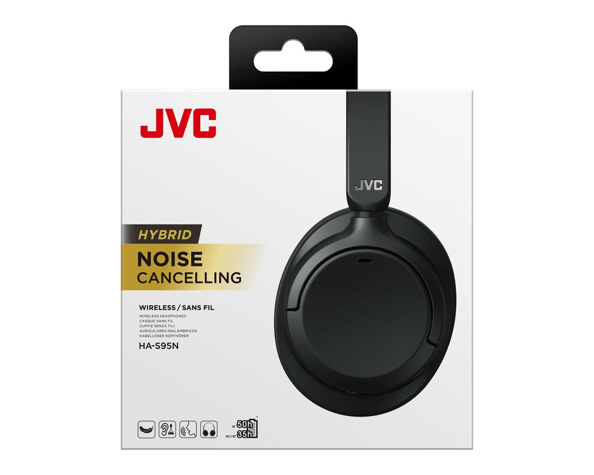Auriculares Jvc Ha-S95n-B Over-Ear, Negros