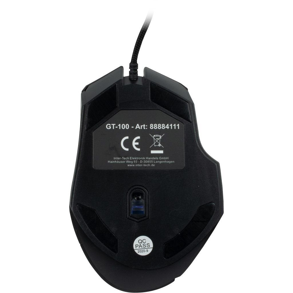 EAN 4260455646116 - Inter-Tech GT-100 RGB ratón Juego mano derecha USB tipo A Óptico 6400 DPI imagen 5