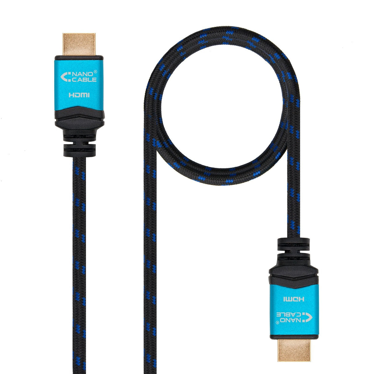 Nanocable Cable Hdmi V2.0 Macho A Hdmi V2.0 Macho 10m - 4k@60hz 18gbps - Alta Velocidad - Recubierto Nylon Trenzado -