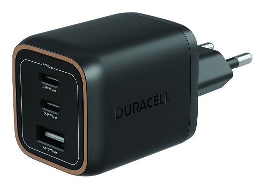 Duracell Wall Charger Pd 65w Gan 2 X Usb-C Dracusb25-Eu