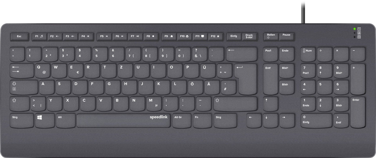 EAN 4027301964691 - SPEEDLINK SL-640009-BK teclado Oficina USB QWERTZ Alemán Negro imagen 1