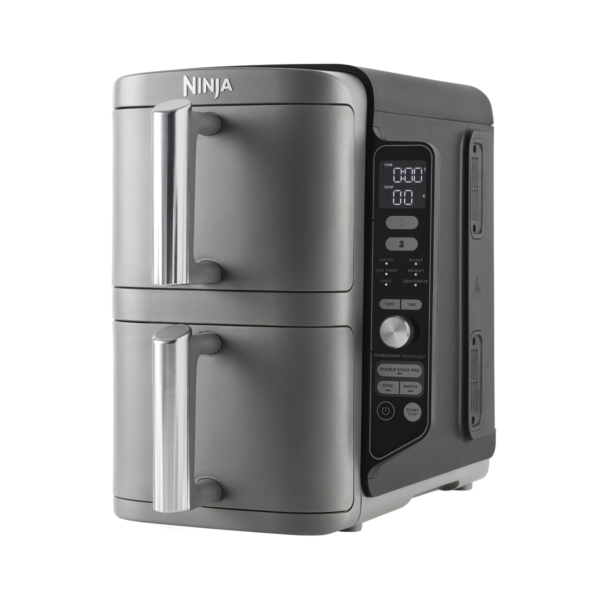 EAN 0622356280822 - Ninja SL400EU freidora Doble 9,5 L 2470 W Freidora de aire caliente Negro, Gris imagen 2