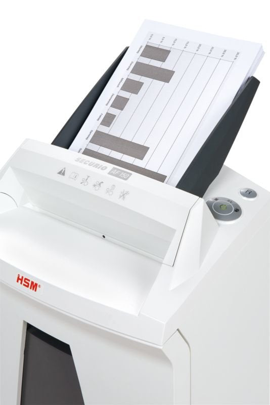 Hsm Securio Af150 Gdpr Nivel P4 Destructora De Documentos Particulas 4,5x30 8/10 Hojas 500w 34l (1-8 Usuarios) Papel/Clips/Tarjetas/Cds N2 Autofeed (Alimentacion Automatica)