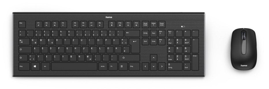 EAN 4047443384959 - Hama 69182664 teclado Ratón incluido Hogar RF inalámbrico QWERTY Español Negro imagen 1