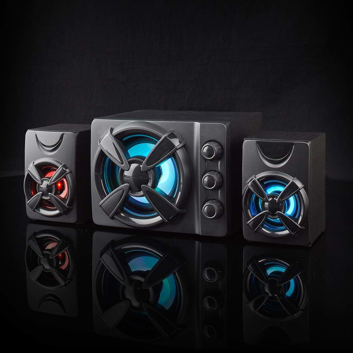 Nedis Altavoces Gaming Altavoz: 2.1 Alimentado Por Usb 3.5 Mm Macho 33 W Led