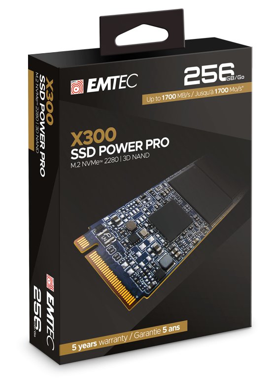 Disco Ssd Emtec 256gb M.2 Pcie X300 Nvme M2 2280