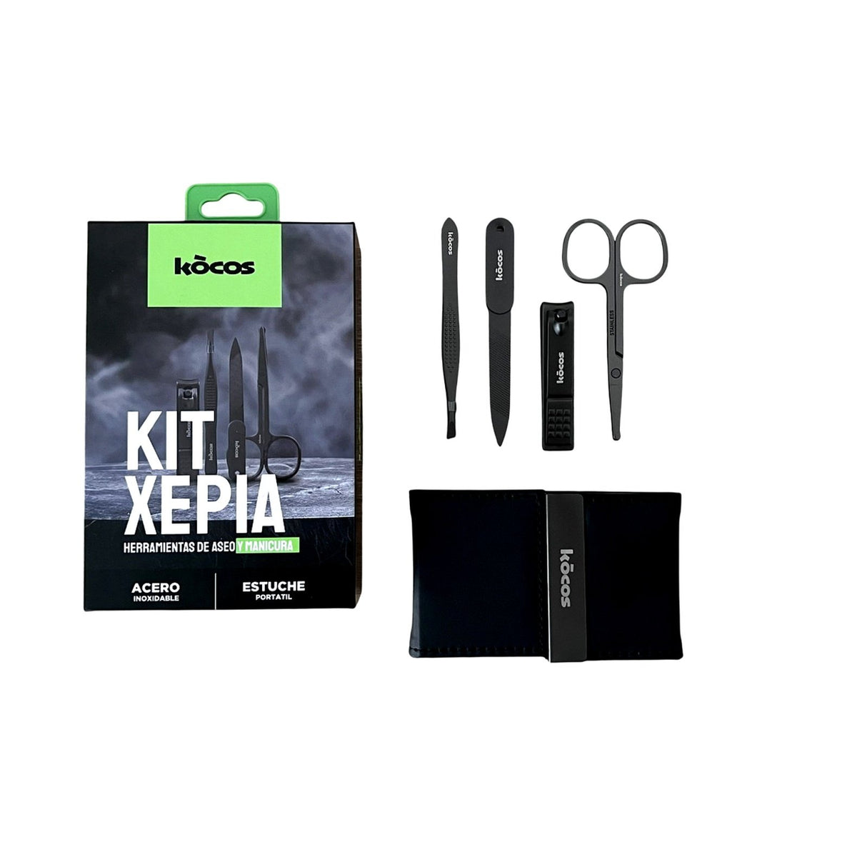 EAN 8437028106049 - Kocos XEPIA COCONUT HAIR KIT KIT 4 IN 1 Alicates para manicura Acero inoxidable imagen 7