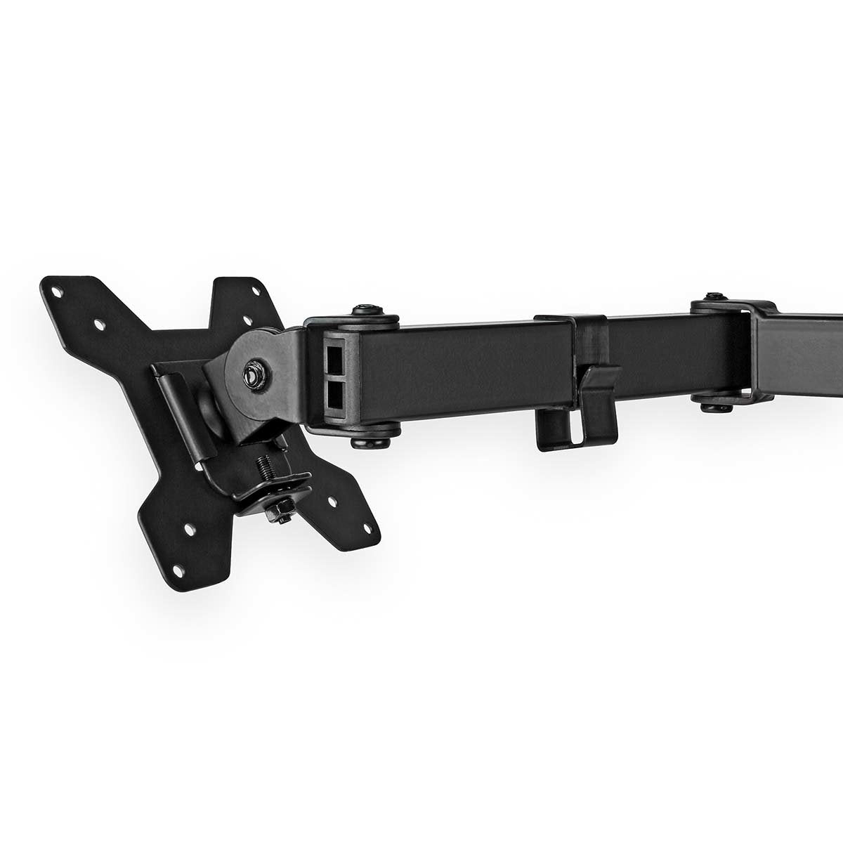 Nedis Schreibtisch Monitorhalterung - 2 Bildschirme 15 - 32 " 75x75 100x100 Vollbeweglich
