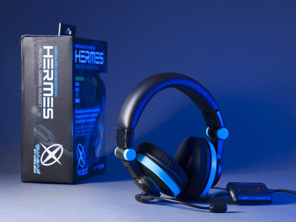 Auricular+Mic Coolbox Quasar Hermes Usb/Jack