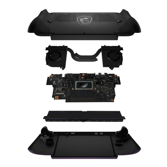 Msi Claw 8 Ex Ai+ Cg3em Launch Pack-008fr Console De Jeux Portables 20,3 Cm (8) 32 Go Pantalla Táctil Wifi Violeta