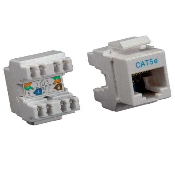 Kat.5e Class D Keystone Rj-45 Sin Apantallar Gris Claro