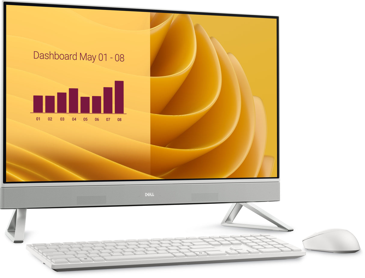 Pc Aio Dell Ec27250 Core 5-120u 16gb 512gb 27"Fhd W11p Blanco
