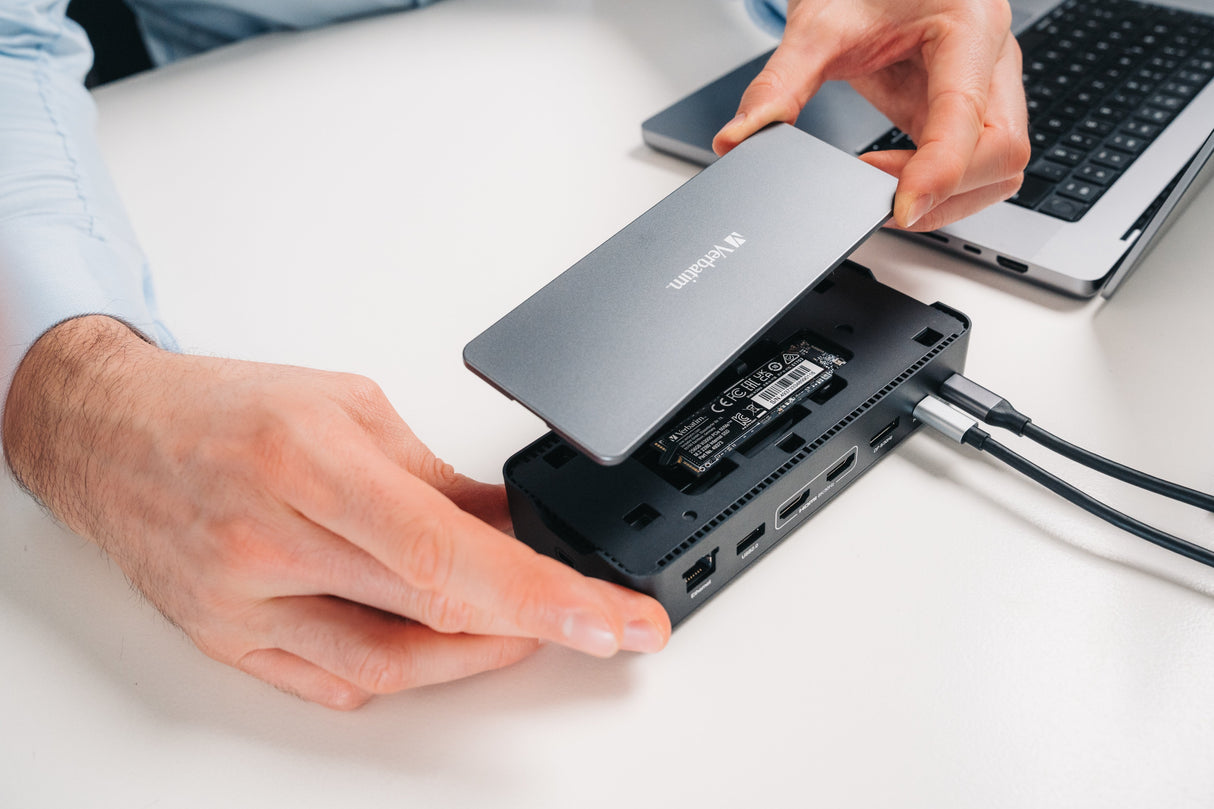 EAN 0023942321743 - Verbatim CDS-15SSD Alámbrico USB 3.2 Gen 1 (3.1 Gen 1) Type-C Negro, Gris imagen 6