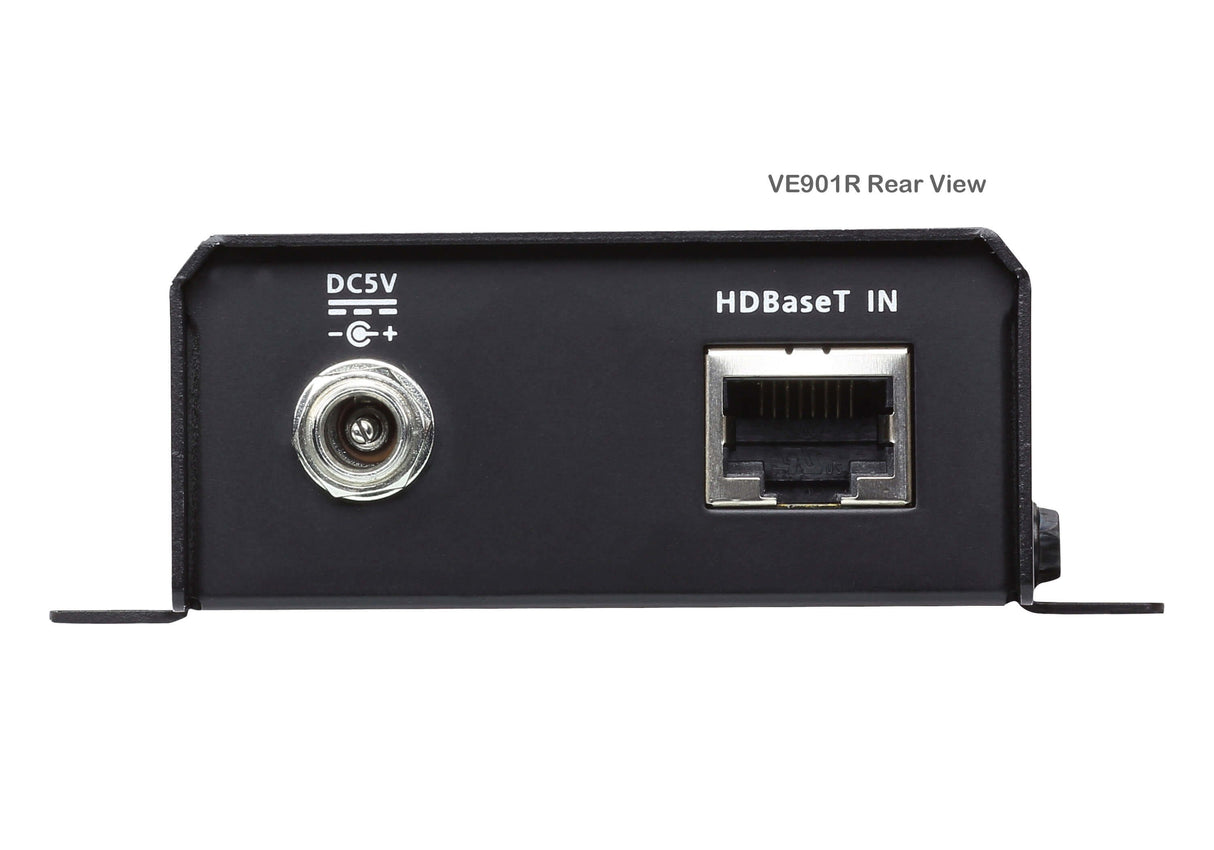Extensor Aten Displayport Hdbaset-Lite, Ve901, Transmisor + Receptor, Hasta 70m, Con Fuente De Alimentación