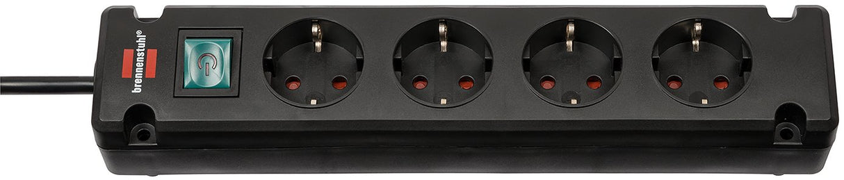 EAN 4007123643219 - Brennenstuhl 1150650326 base múltiple 1,5 m 4 salidas AC Interior Negro imagen 1