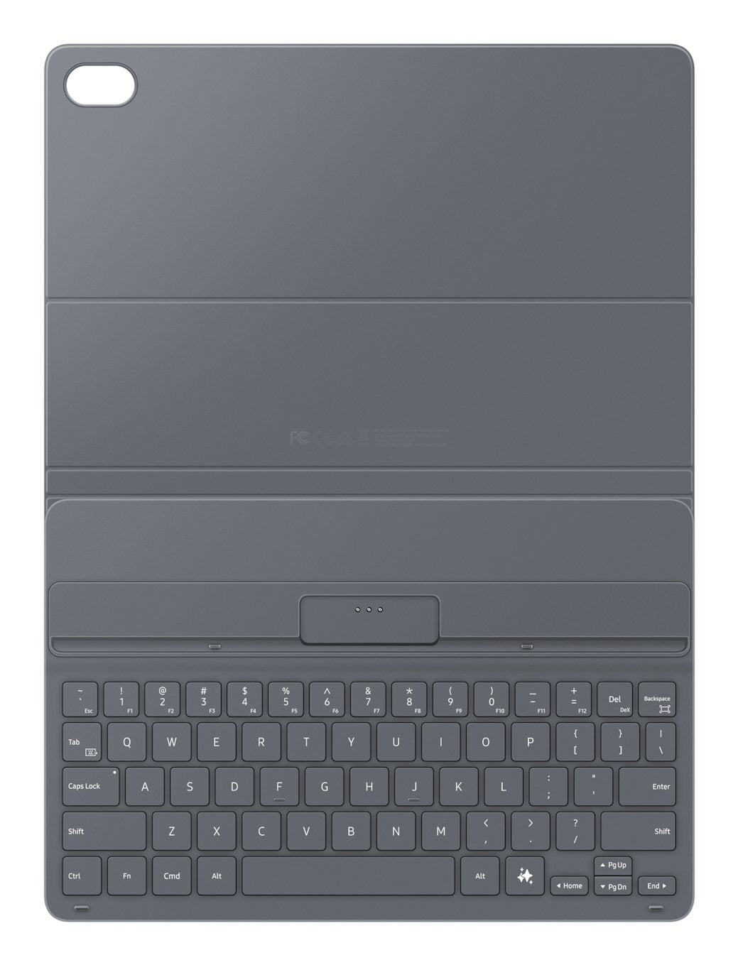 Book Cover Keyboard Slim Sin Touch Pad, Teclado Non-Amovible Con Touche Galaxy