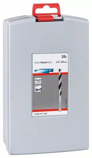 Bosch Juego De Brocas Helicoidales Probox Hss Pointteq, 135 °, 25 Piezas 2608577352