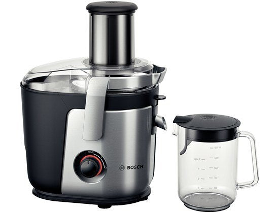 EAN 4242002770048 - Bosch MES4000 exprimidor 1000 W Negro, Gris, Acero inoxidable imagen 1