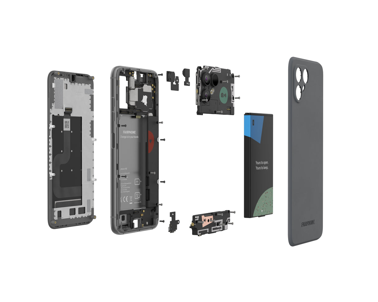 EAN 8718819372097 - Fairphone 4 16 cm (6.3") SIM doble Android 11 5G USB Tipo C 6 GB 128 GB 3905 mAh Gris imagen 10