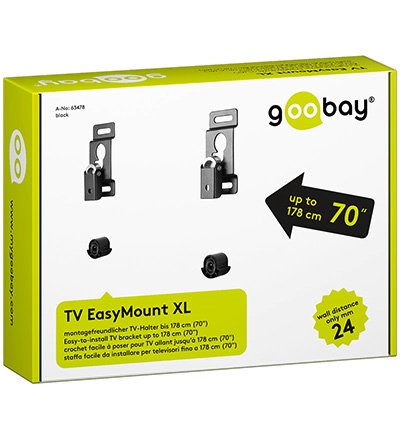 EAN 4040849634789 - Goobay TV EasyMount XL 177,8 cm (70") Negro imagen 2