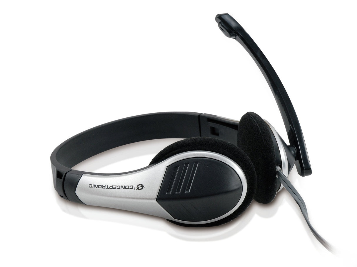 Conceptronic Auriculares Chatstar2 V2 Stero Microfono Flexible C08-045