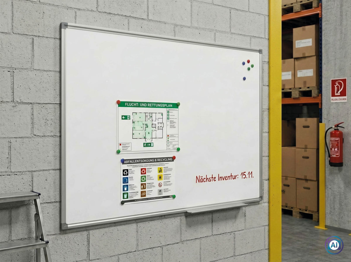 Maul Whiteboard Maulstandard 120x90cm Blanco Acero