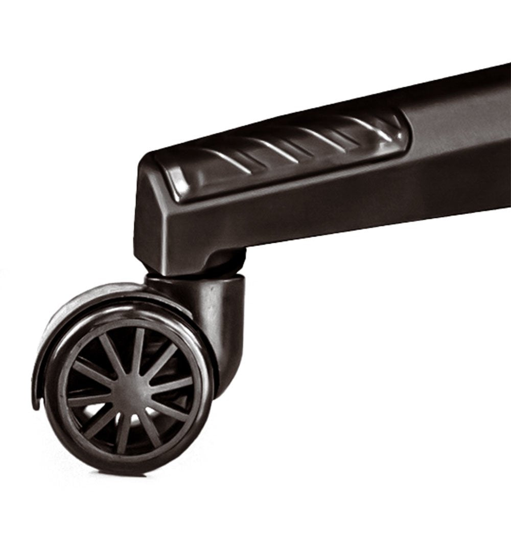 Talius Silla Crab Gaming Negr/Roja, Brazos Fijos, Butterfly, Base Metal, Ruedas 60mm Nylon, Gas C